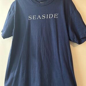 Seaside Navy Logo T-Shirt